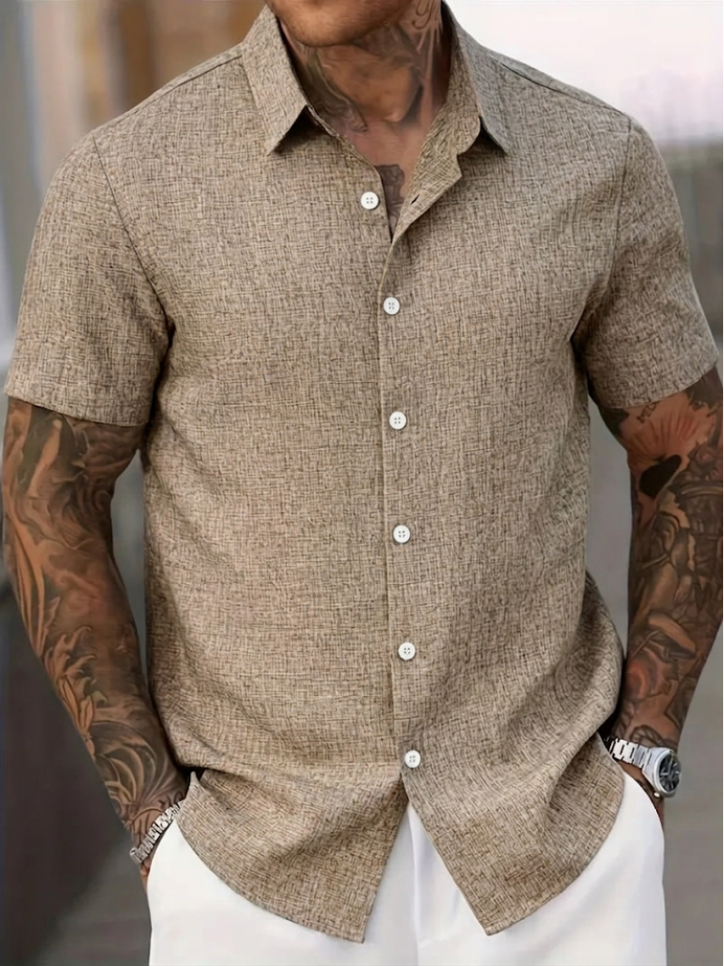 Trey | Classic Short Sleeve Shirt for Men