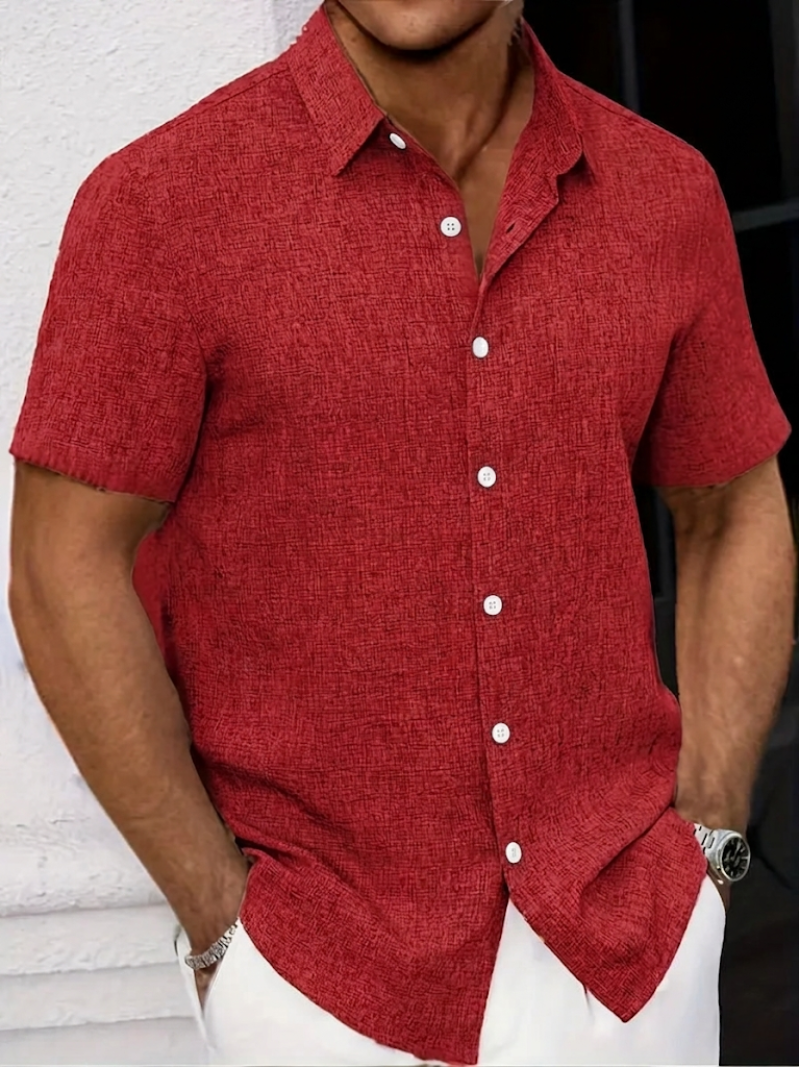 Trey | Classic Short Sleeve Shirt for Men