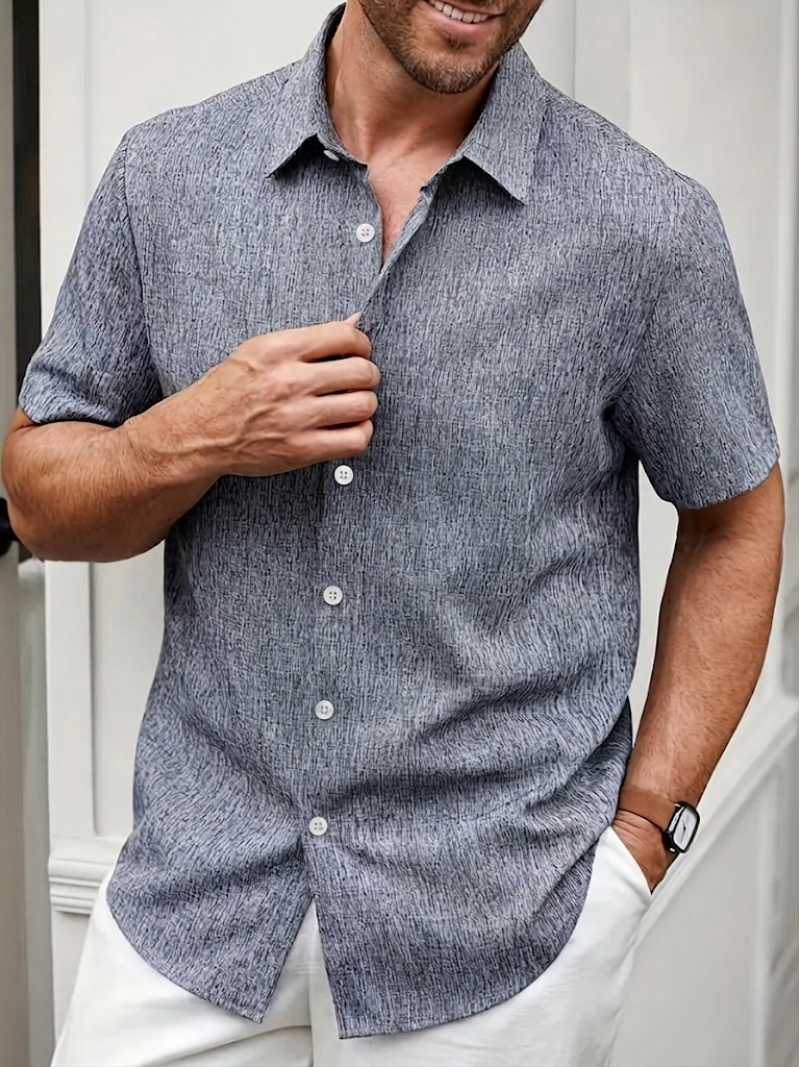 Trey | Classic Short Sleeve Shirt for Men